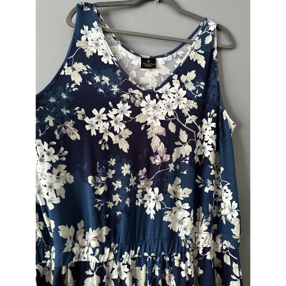 Bumblebella 1X Floral Jumpsuit Cottagecore Coquette Palazzo Leg Romantic Fit y2k - Picture 5 of 8